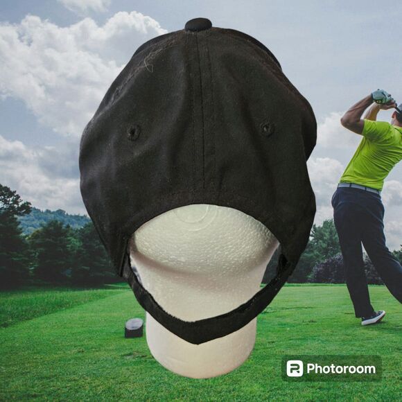 Nike Black Adjustable Hat Heatgear Size OSFA - Picture 2 of 2